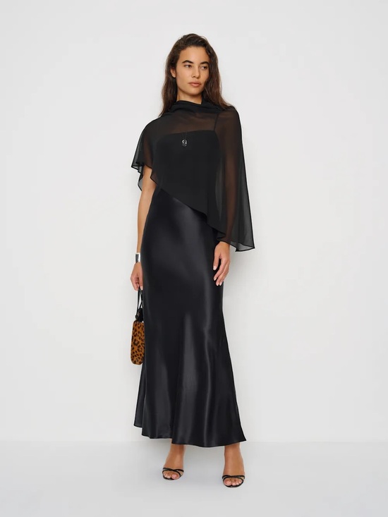 Reformation Dresses & Skirts - NEW NWT Reformation Lilibeth Silk Dress, Black, sz Large